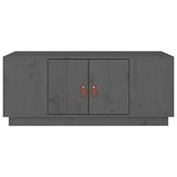 Salontafel 100x50x41 cm massief grenenhout grijs - thumbnail