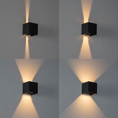 QAZQA Buiten wandlamp zwart incl. LED 2-lichts IP54 - Edwin QAZQA Buiten wandlamp zwart incl. LED 2-lichts IP54 - Edwin