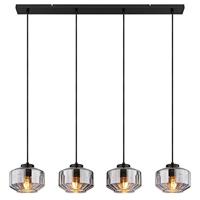 Globo HanglampChristiana 4-lichts zwart - 15547-4H - thumbnail