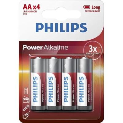 Philips Power LR6 AA batterij (penlite) Alkaline 1.5 V 4 stuk(s)