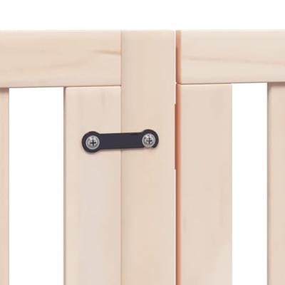 Hondenhek inklapbaar met deur 12 panelen 600 cm populierenhout