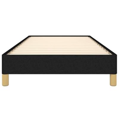 Bedframe zonder matras 90x200 cm stof zwart