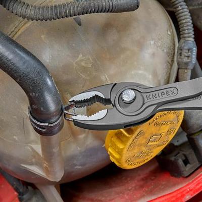 Knipex Frontgrijptang | lengte 200 mm | gepolijst meercomponenten mantels | zwart gefosfateerd | 1 stuk - 82 02 200 - 82 02 200 - thumbnail