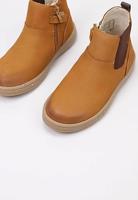 Leren kinderlaarzen Tackbo KICKERS® karamel - thumbnail