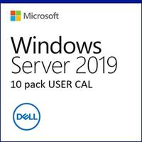 DELL Windows Server 2019 10 CAL - besturingssystemen (OEM), klantentoegang licentie (CAL), 10 licentie(s), 32 GB, 0,512 GB, 1,4 GHz) - thumbnail
