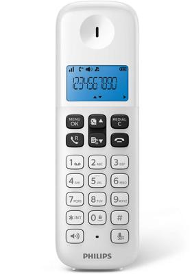 Draadloze telefoon Philips D1611B/34 Blauw Wit