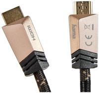 Hama 00122186 HDMI kabel 2 m HDMI Type A (Standaard) Zwart, Brons - thumbnail