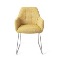 Jesper Home Noto eetkamerstoel Bumble Bee slide steel - thumbnail