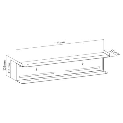 My Wall Aflegvak Zwart