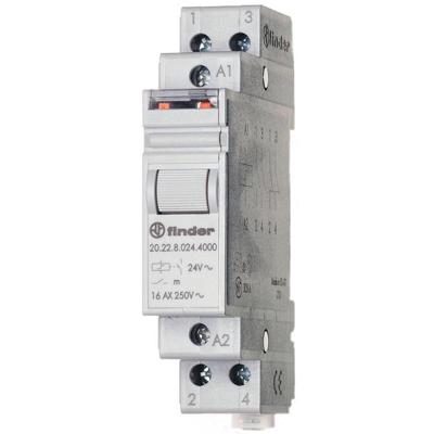 Finder 20.28.8.012.4000 Stroomstootschakelaar DIN-rail 2x NO 12 V/AC 1 stuk(s) Finder 20.28.8.012.4000 Stroomstootschakelaar DIN-rail 2x NO 12 V/AC 1 stuk(s)