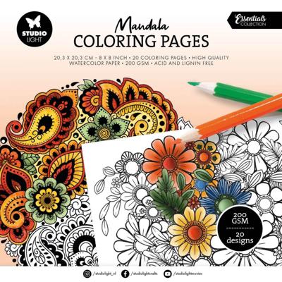 Studio Light • essentials coloring pages mandala