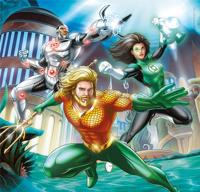 Clementoni legpuzzel super color vierkant dc comics justice league, 3x48st. - thumbnail