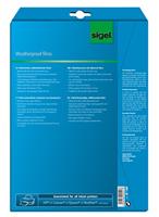 Sigel IF140 Zelfklevende folie DIN A4 Inkjet Wit, Opaak 10 stuk(s) - thumbnail