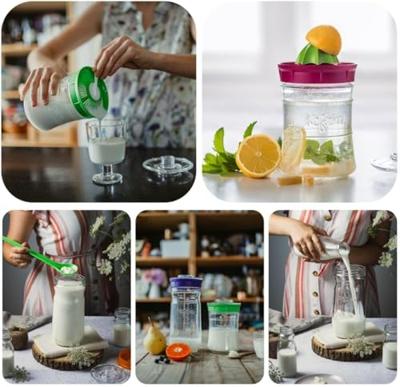 Kefirko Melk en water kefir maker 1400ml.