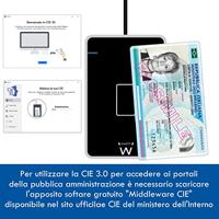 Kaartlezer Extern Ewent EW1053 Zwart - thumbnail