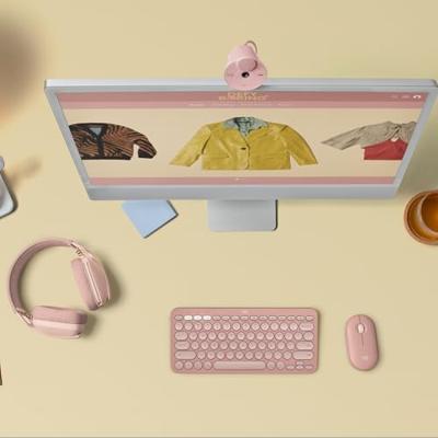 Webcam Logitech Brio 300 Roze - thumbnail