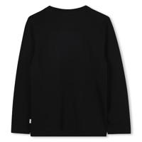 Hugo Boss Longsleeve T-Shirt Kids Zwart - Maat 7/8 jaar - Kleur: Zwart | Soccerfanshop - thumbnail