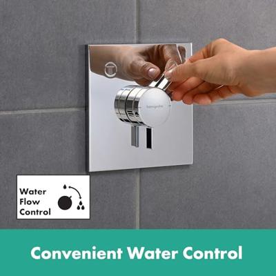 Hansgrohe DuoTurn E kraan inbouw voor 2 functies, chroom Hansgrohe DuoTurn E kraan inbouw voor 2 functies, chroom