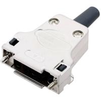 encitech DTZF09-RG-M2.5-K 7960-2205-01 D-sub behuizing Aantal polen: 9 Tinspuitgiet 180 ° Metaal 1 stuk(s) - thumbnail