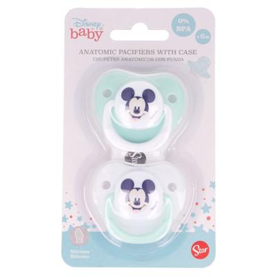 Set van 2 anatomische Mickey Disney fopspenen +6 maanden - thumbnail