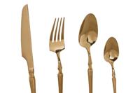 Bestek Home ESPRIT Gouden Roestvrij staal 3 x 1,5 x 15 cm 16 Onderdelen - thumbnail