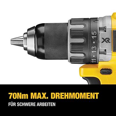 DeWalt DCD791D2 18V XR BL Schroef/boormachine 2.0Ah - DCD791D2-QW - thumbnail
