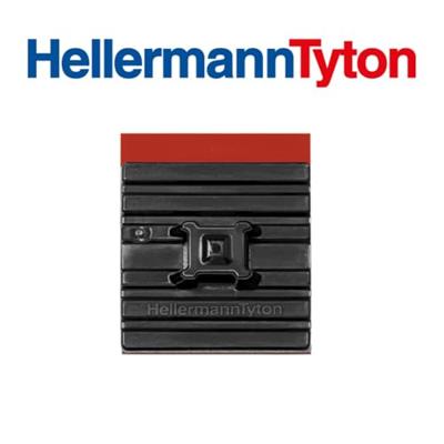 HellermannTyton FMB4APT-A-PA66HS-BK (10) Bevestigingssokkel Zelfklevend 151-03669 Flexibele sokkel Zwart 10 stuk(s)