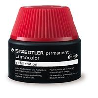 Viltstiftvulling Staedtler Lumocolor permanent 15ml rood - thumbnail