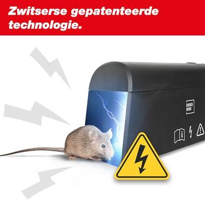 Swissinno Elektr. Maus-und Rattenfalle SuperCat mit Bluetooth Muizenval 1 stuk(s)