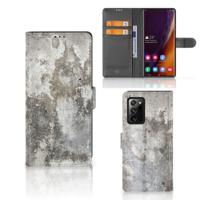 Samsung Galaxy Note20 Ultra | Bookcase | Beton Print - thumbnail