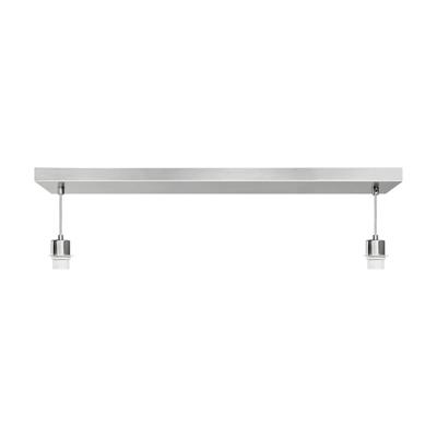 Home Sweet Home - Metalen hanglamp - Matte satijna - 55/9,5/70-112,5 cm -2 lichtpunten - Geschikt voor E27 LED-lampen - Voor woonkamer, eetkamer en keuken