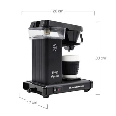 Moccamaster CUP-ONE Koffiefilter apparaat Zwart