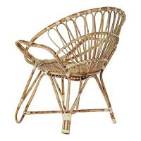 Keukenstoel DKD Home Decor Multicolour Natuurlijk Rotan 77 x 58 x 85 cm - thumbnail