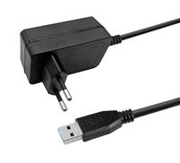 Maxtrack CH10L USB 3.0-hub 5 poorten Individueel schakelbaar Zilver-grijs - thumbnail