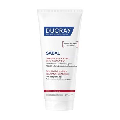 Ducray Sabal Talgregulerende Verzorgende Shampoo Vette hoofdhuid 200ml