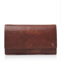 Castelijn & Beerens Donna Damesportemonnee Overslag 6 Pasjes RFID-Cognac - thumbnail