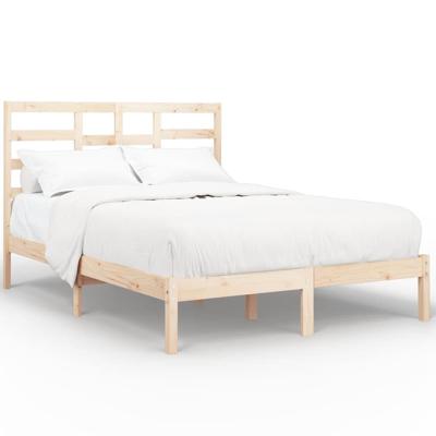 Bedframe zonder matras massief hout 140x200 cm
