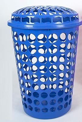 Wasmand kunststof kleur blauw , inhoud 75 liter Wasmand kunststof kleur blauw , inhoud 75 liter