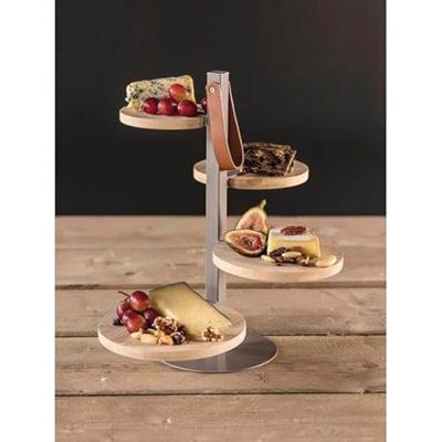 Gusta Serveertoren - Etagere - 4 laags - 16 x 36 cm