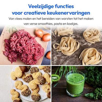 Voedselverwerker Medion MD18430 Zwart 1200 W 5 L