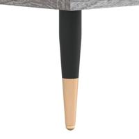 Platenkast 85x38x48 cm bewerkt hout grijs sonoma eikenkleurig - thumbnail