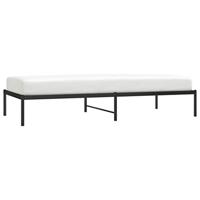 Bedframe metaal zwart 90x200 cm - thumbnail