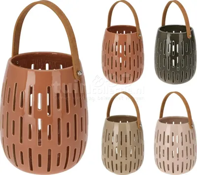 Lantaarn Keramiek 15cm Assorti 1st