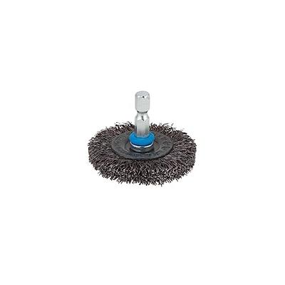 Wolfcraft Draadborstel | 6-kant schacht | Ø50 x 8mm | 1 stuk - 2710000 Wolfcraft Draadborstel | 6-kant schacht | Ø50 x 8mm | 1 stuk - 2710000