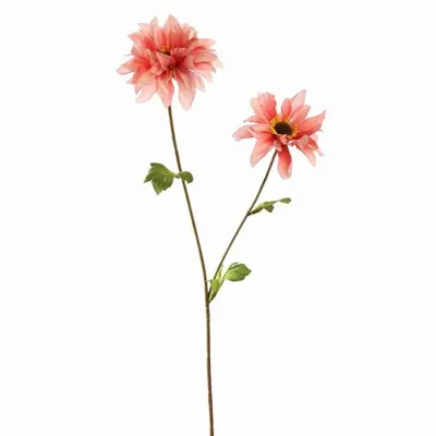 Pure Royal kunsttak dahlia 64cm roze
