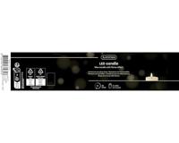 Lumineo ledkaars d7h11cm creme - thumbnail