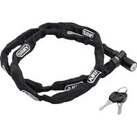 Abus kettingslot 1500/110 web zwart - 110cm - fiets - zwart - thumbnail