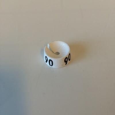 MB wit/zwart 90 voor op kledinghanger