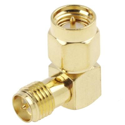 Vergulde SMA Male naar RP-SMA Female Adapter