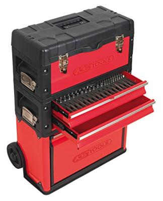 KS Tools 8500340 850.0340 Gereedschapskist (leeg) Kunststof, Plaatstaal Zwart-rood